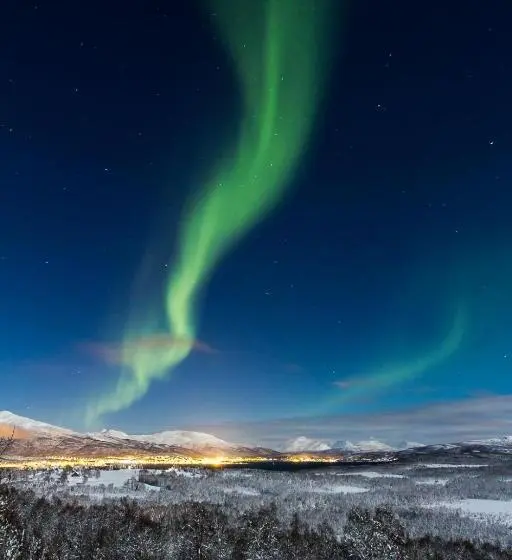 Huoneisto 1 Makuuhuone, Aurora Borealis Observatory