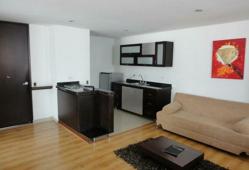 Апартаменты Пентхаус 1 Спальня, Monterosa Apartamentos Amoblados