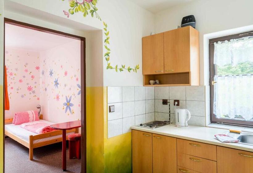 Standard room with outdoor bath, Ubytování Karolinka