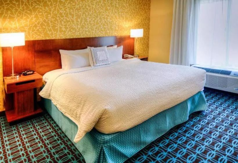 キングサイズベッドのスタンダードルーム, Fairfield Inn & Suites By Marriott Princeton