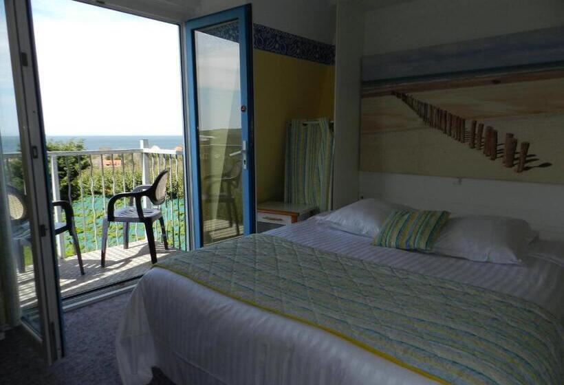 Номер Стандарт Вид на Море с Балконом, Hôtel Le Vivier Wissant   Vue Mer   Côte D Opale   Baie De Wissant   2caps