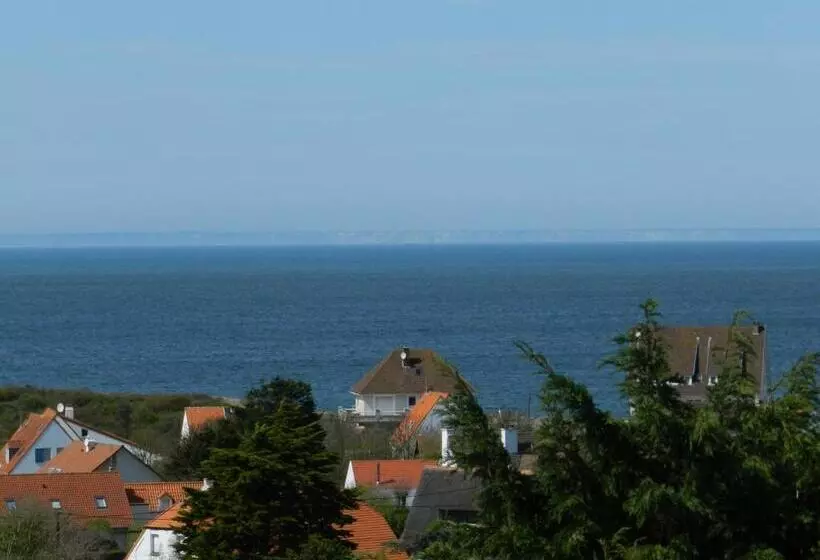オーシャンビューファミリールーム, Hôtel Le Vivier Wissant   Vue Mer   Côte D Opale   Baie De Wissant   2caps