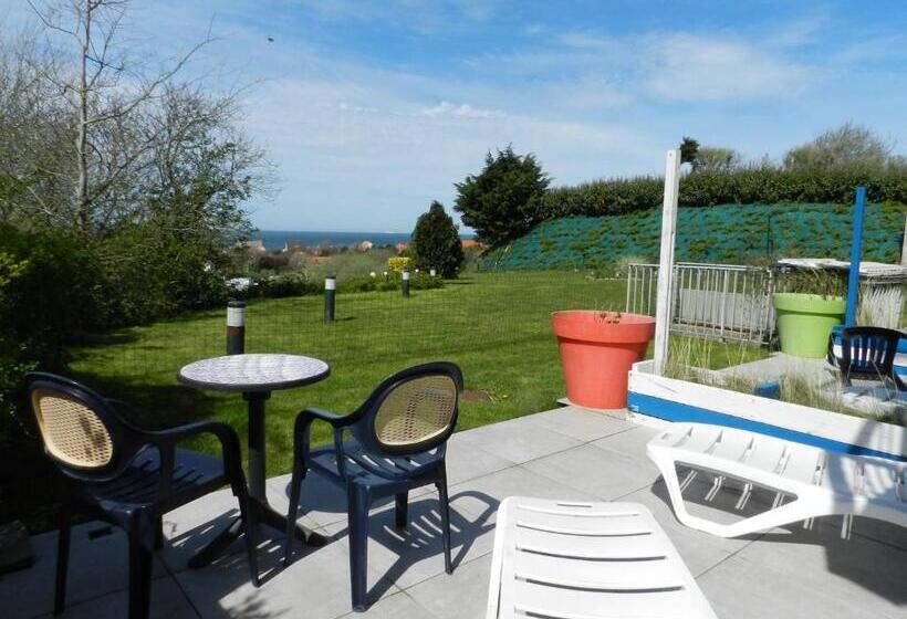 غرفة قياسية مطلّة علي الحديقة, Hôtel Le Vivier Wissant   Vue Mer   Côte D Opale   Baie De Wissant   2caps