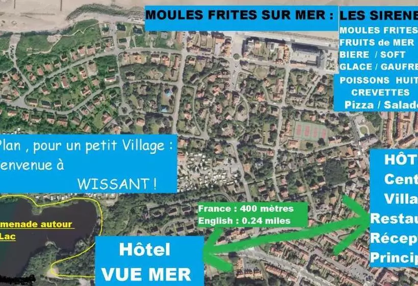 ガーデンビューファミリールーム, Hôtel Le Vivier Wissant   Vue Mer   Côte D Opale   Baie De Wissant   2caps