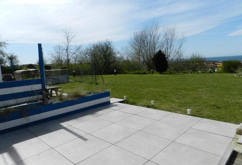 غرفة عائلية مطلّة علي الحديقة, Hôtel Le Vivier Wissant   Vue Mer   Côte D Opale   Baie De Wissant   2caps