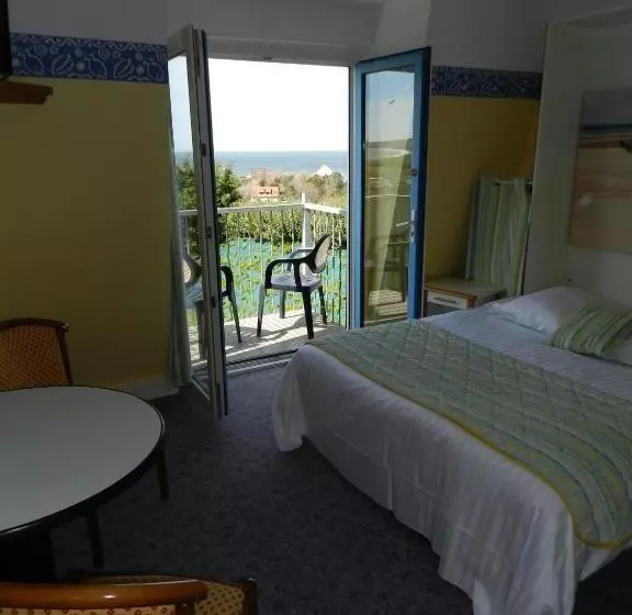 オーシャンビューファミリールーム, Hôtel Le Vivier Wissant   Vue Mer   Côte D Opale   Baie De Wissant   2caps