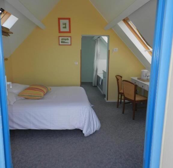 غرفة قياسية إطلالة جانبية علي البحر, Hôtel Le Vivier Wissant   Vue Mer   Côte D Opale   Baie De Wissant   2caps