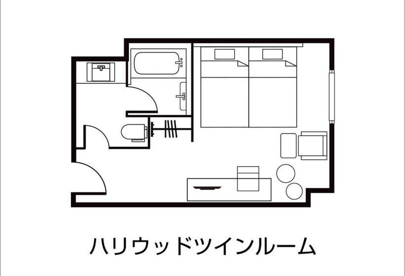غرفة قياسية, Daiwa Roynet Hotel Tokushima Ekimae