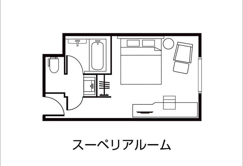 غرفة سوبيريور, Daiwa Roynet Hotel Tokushima Ekimae