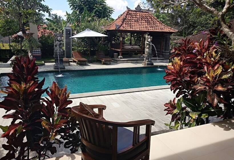 풀장 전망 디럭스 룸, Intan Villa & Suite Ubud