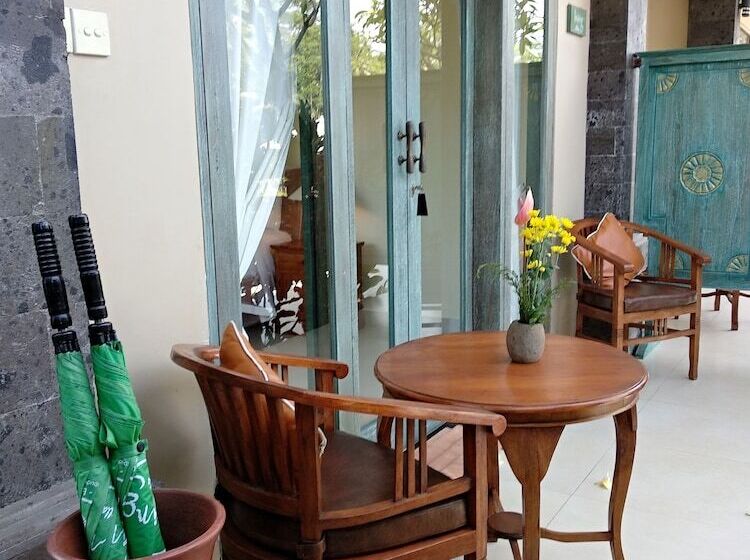 חדר דלוקס נוף בריכה, Intan Villa & Suite Ubud
