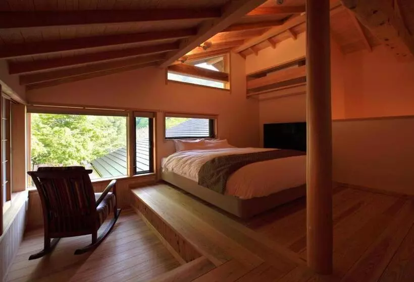 Standard room with outdoor bath, Syoubun