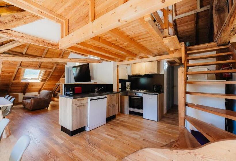 Апартаменты 1 Спальня с Видом, Residence Sunelia Les Logis D Orres