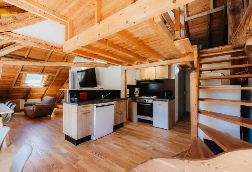 景色の見える一ベッドルームアパートメント, Residence Sunelia Les Logis D Orres