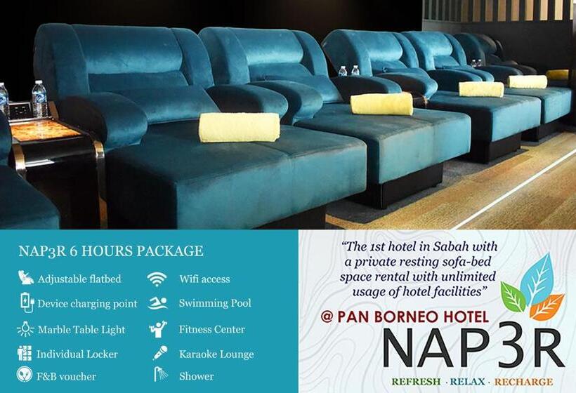 غرفة قياسية مزوَّدة بصالون, Pan Borneo Hotel Kota Kinabalu