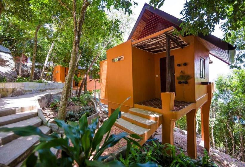 اتاق لوکس با چشم‌انداز دریا, Baan Talay Resort & Yoga