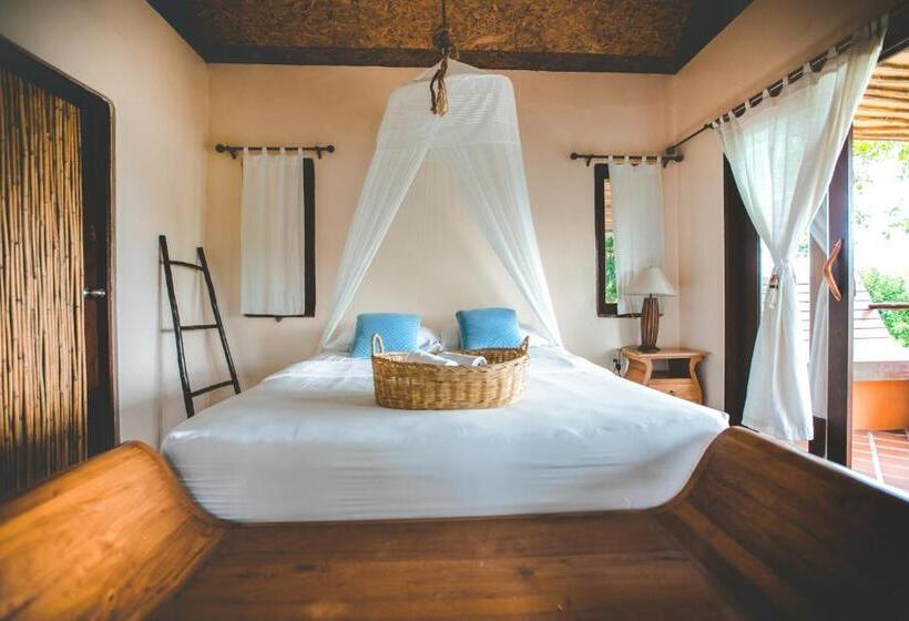 اتاق لوکس با چشم‌انداز دریا, Baan Talay Resort & Yoga