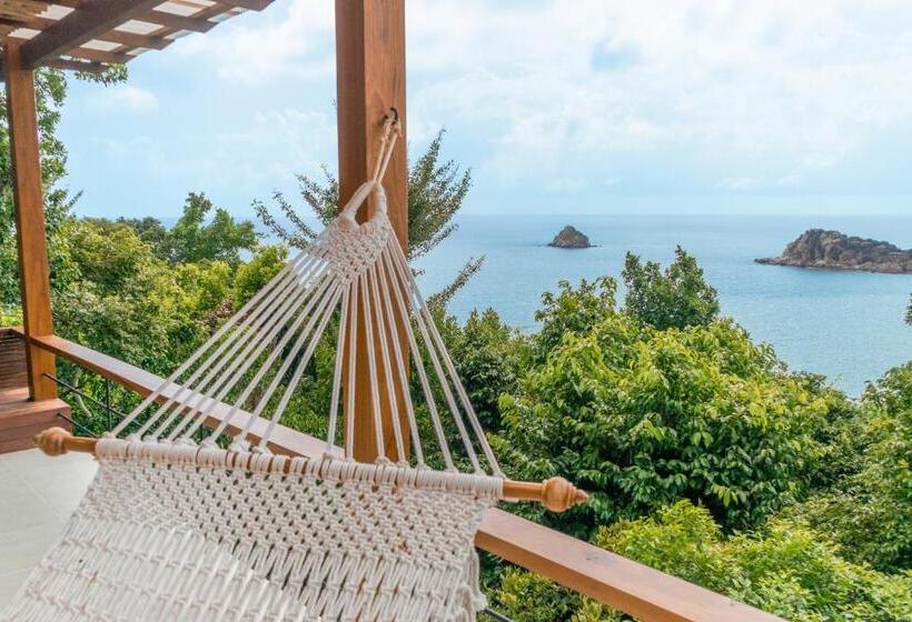 اتاق استاندارد با چشم‌انداز دریا, Baan Talay Resort & Yoga