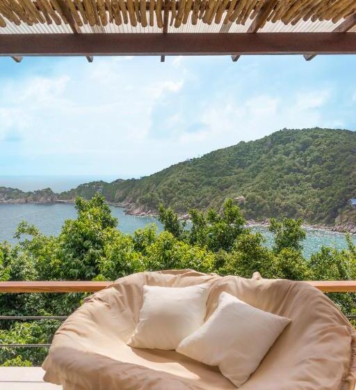 اتاق استاندارد با چشم‌انداز دریا, Baan Talay Resort & Yoga