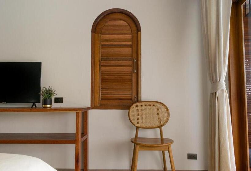 اتاق استاندارد با چشم‌انداز دریا, Baan Talay Resort & Yoga