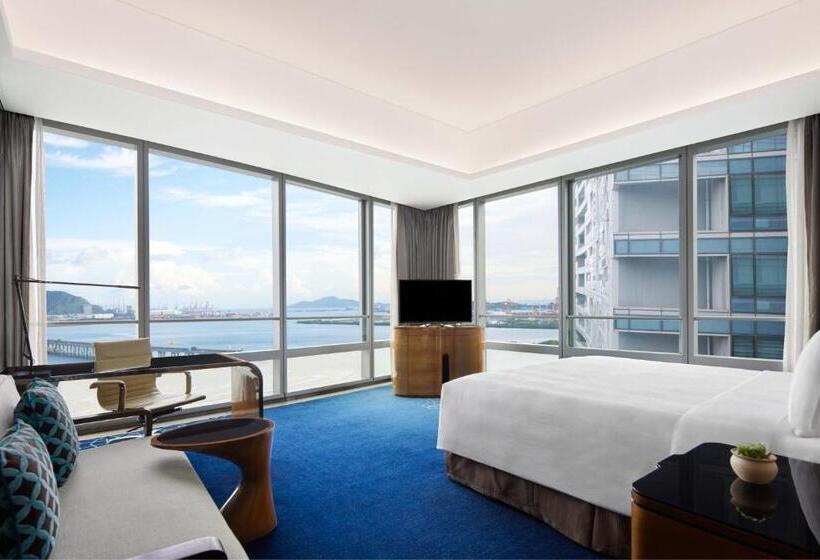 غرفة إدارية سرير كينج, Jw Marriott Hotel Shenzhen Bao An International Airport