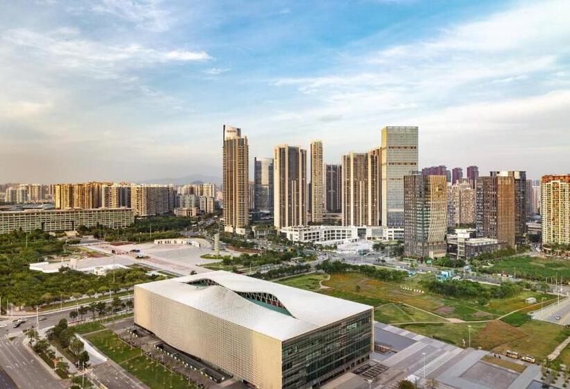 غرفة ديلوكس سرير كينج مطلة على المدينة, Jw Marriott Hotel Shenzhen Bao An International Airport