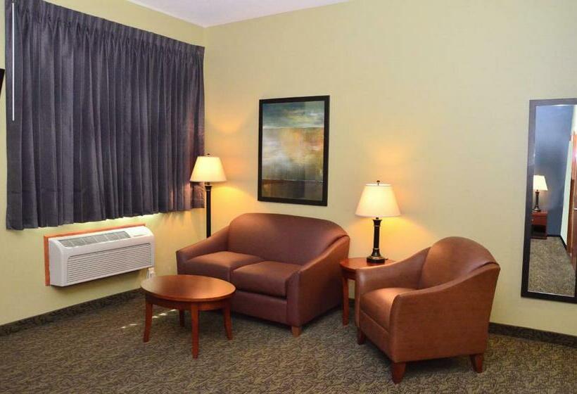 带大床的套房, Cobblestone Inn & Suites  Newton