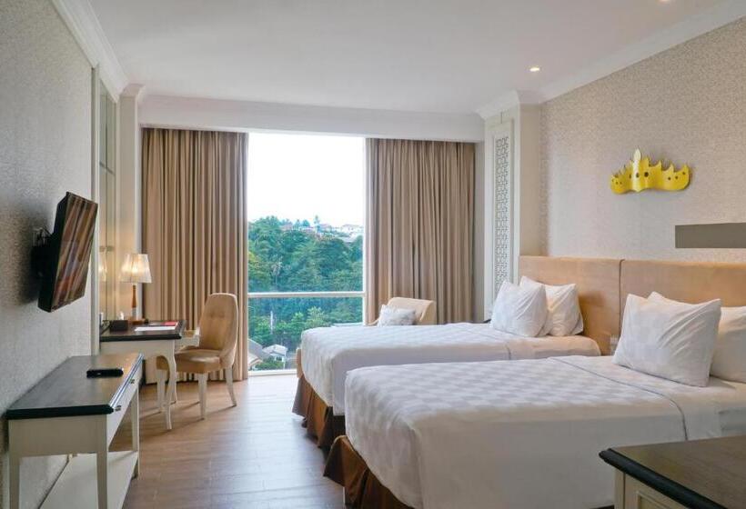 디럭스 룸 가든 전망, Swiss Belhotel Lampung
