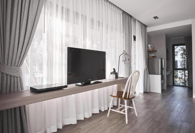 فيلا غرفتين نوم مطلة على الحديقة, Siambeach Resort