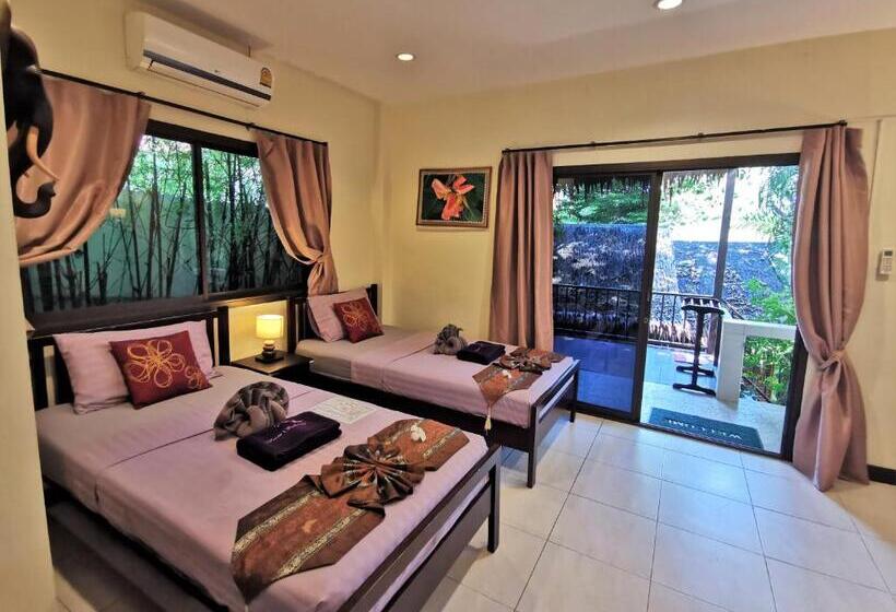 וילה דלוקס חדר שינה 1, Baan Sukreep Resort