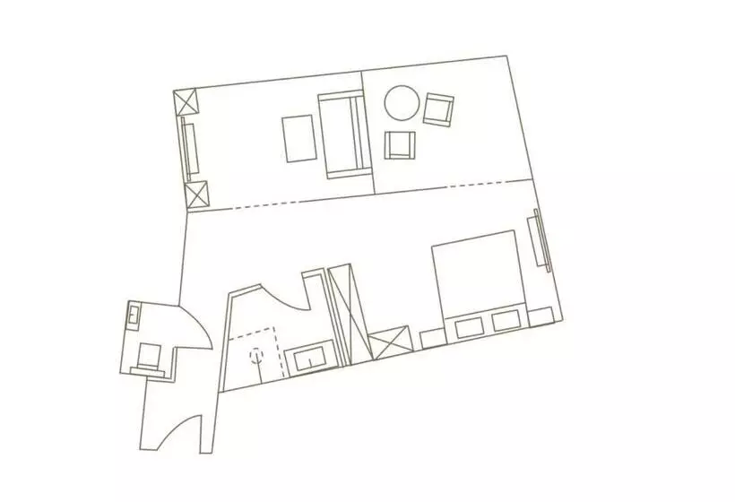 山の見えるジュニアスイート, Boutique Hotel Das Rivus