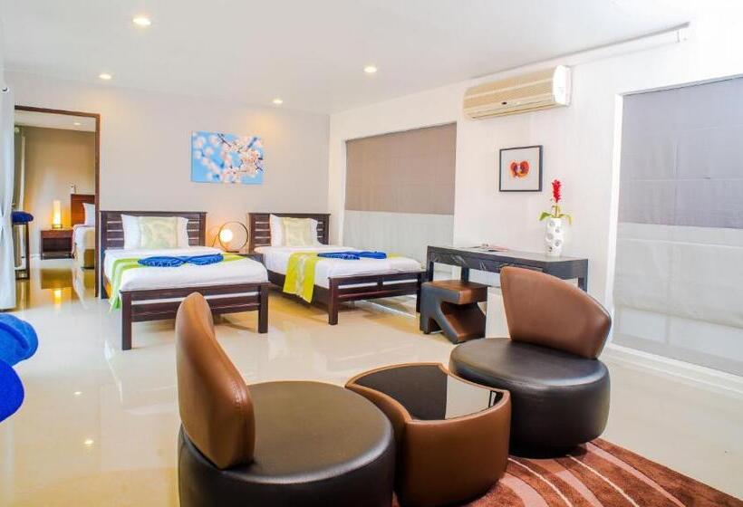 2 베드룸 디럭스 스위트, Baan Bophut Beach Hotel Samui