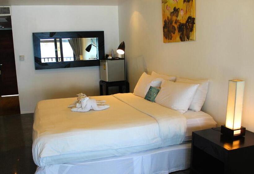 스탠다드 룸 바다 전망, Baan Bophut Beach Hotel Samui
