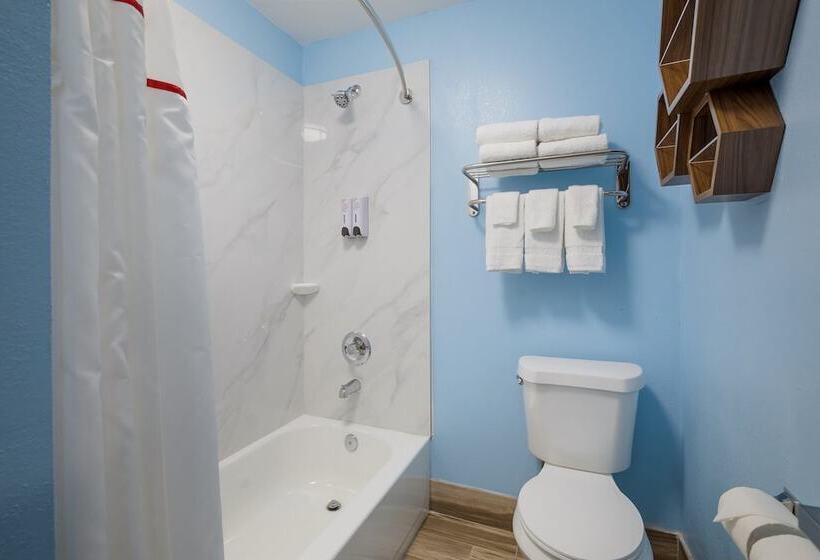 キングサイドベッドのスタンダードワンルーム, Hometowne Studios By Red Roof Orange, Tx