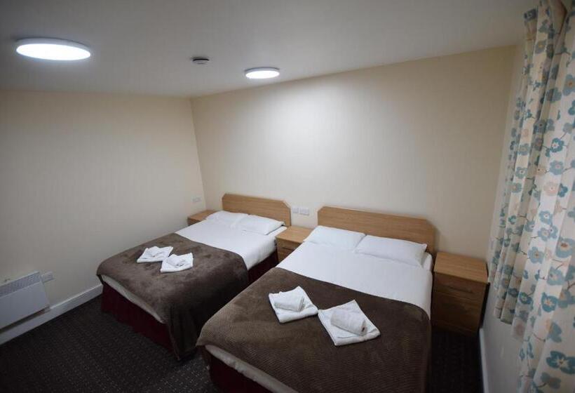 غرفة عائلية حمام مشترك, Woodlands Lodge Ilford