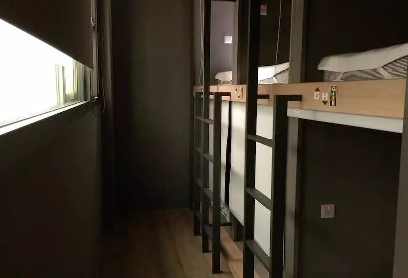 تختخواب در اتاق مشترک, Taipei Discover Hostel