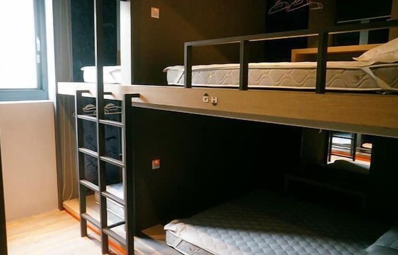 تختخواب در اتاق مشترک, Taipei Discover Hostel