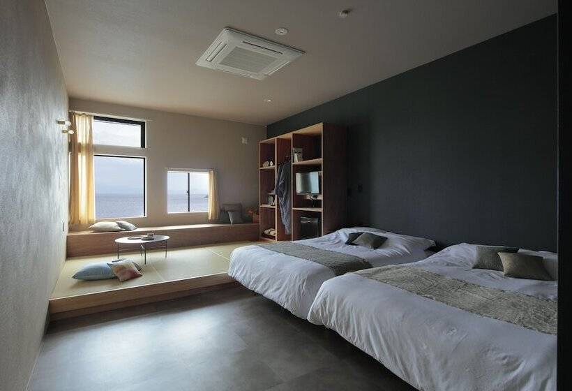 اتاق استاندارد با چشم‌انداز دریا, Nagasaki House Burabura
