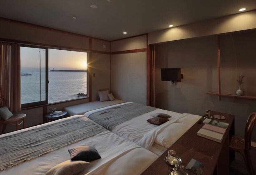 اتاق استاندارد با چشم‌انداز دریا, Nagasaki House Burabura