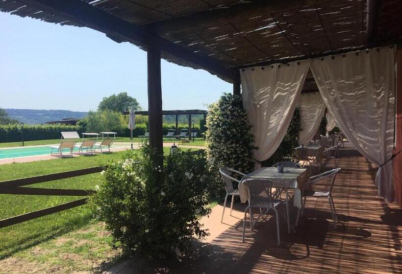 דירת 2 חדרי שינה עם נוף לבריכה, Podere Calledro