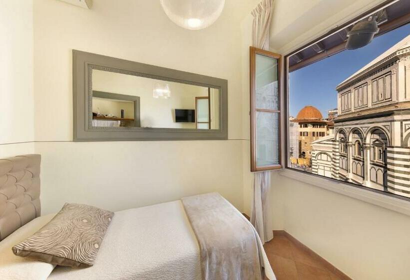 اتاق استاندارد یک تخته با چشم‌انداز, B&b Soggiorno Battistero