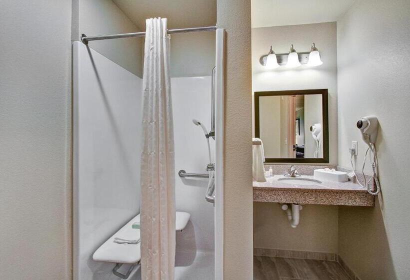 适合残疾人士使用的带超级大床的标准间, Cobblestone Hotel & Suites Pulaski/green Bay