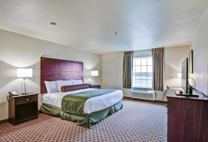 身障者適用キングサイズベッドルーム, Cobblestone Hotel & Suites Pulaski/green Bay