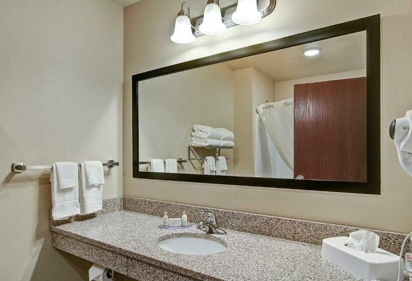 带大床的豪华间, Cobblestone Hotel & Suites Pulaski/green Bay