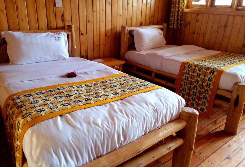 اتاق استاندارد با چشم‌انداز دریاچه, Keije Resort Bunyonyi