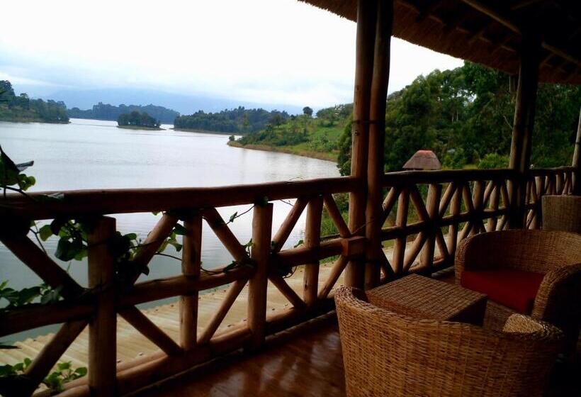 اتاق استاندارد با چشم‌انداز دریاچه, Keije Resort Bunyonyi