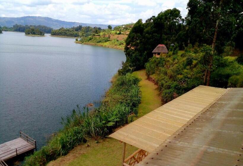 اتاق استاندارد با چشم‌انداز دریاچه, Keije Resort Bunyonyi