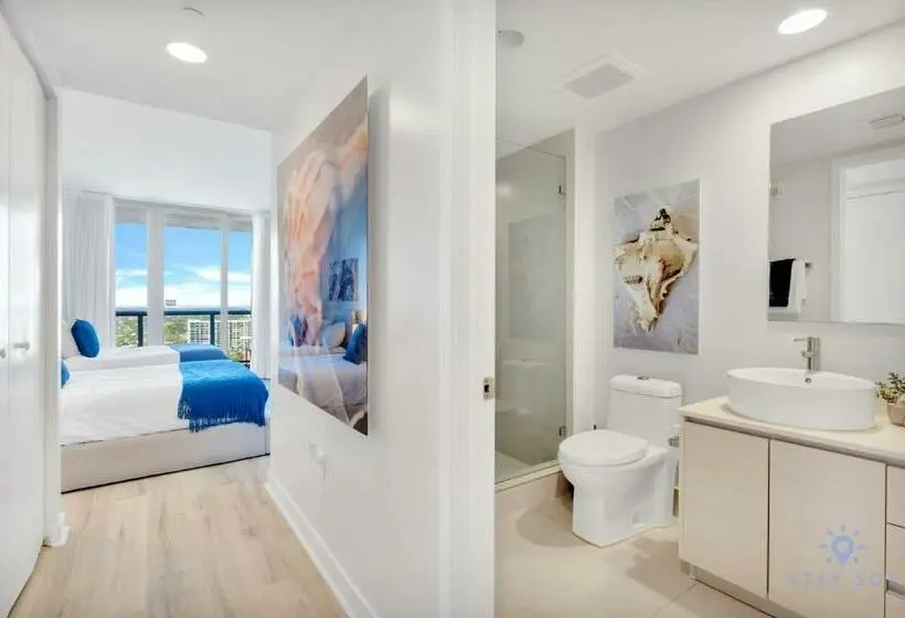 1ベッドルームハウス, Spectacular View With Balcony, Pool, Near Beach