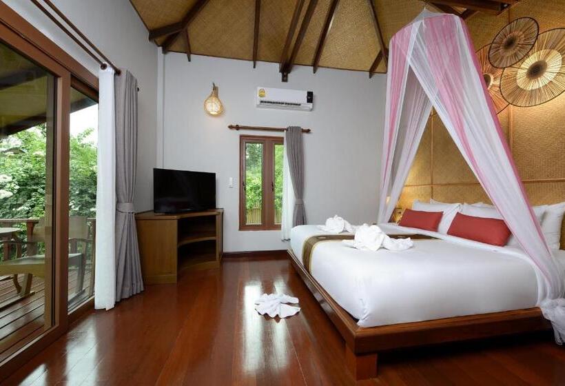 וילה דלוקס חדר שינה 1, Pingchan Koh Phangan Beachfront Resort