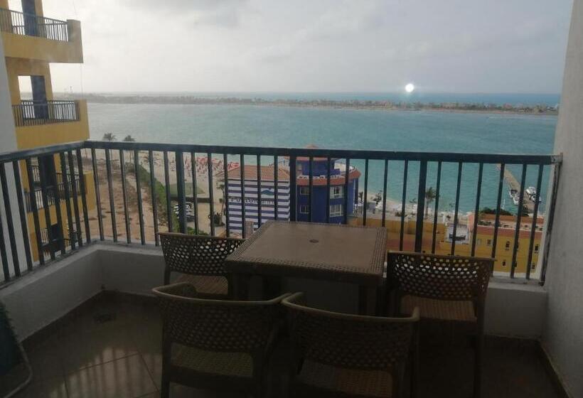 آپارتمان 1 خوابه با چشم‌انداز دریا, Porto Marina